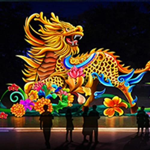 麒麟彩灯